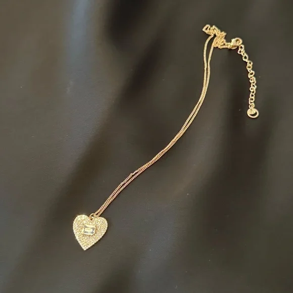 Lili Claspe Frankie Heart Pendant Clear CZ Necklace - Picture 2 of 7